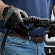 Ammex Gloveworks RDT Black Nitrile PF Ind Gloves 8 Mil Disposable Gloves Great Glove 