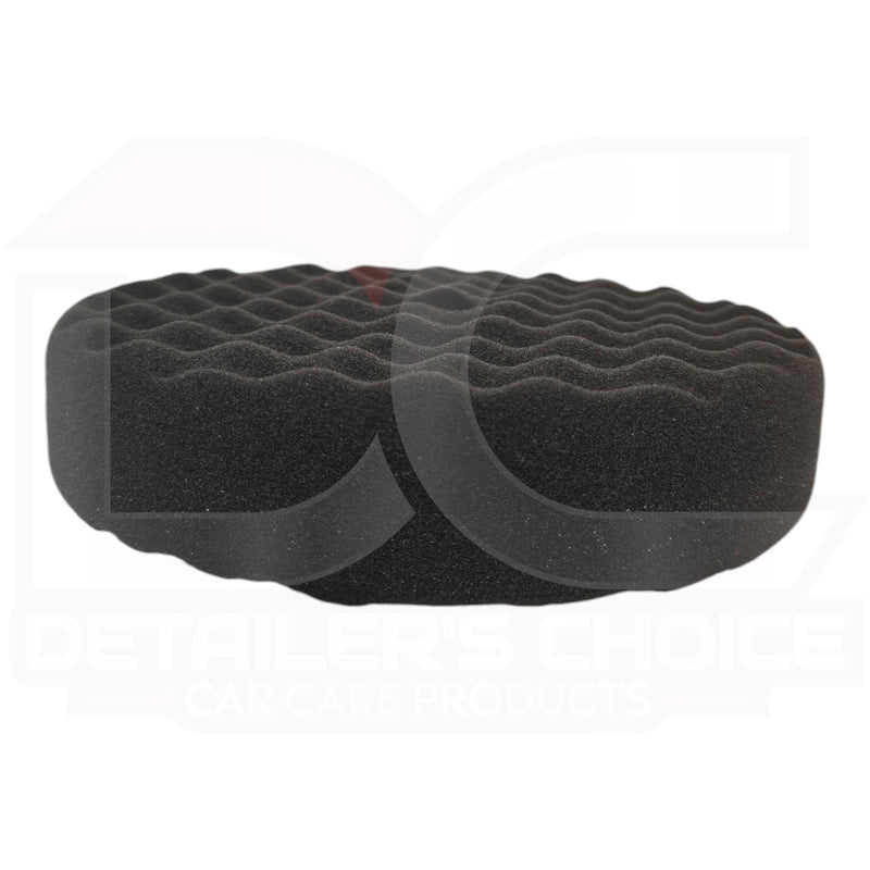 Buff and Shine 8" - 820SP 8" Black Finishing Waffle Foam Double Sided Snap Pad Pads Buff & Shine Mfg., Inc. 