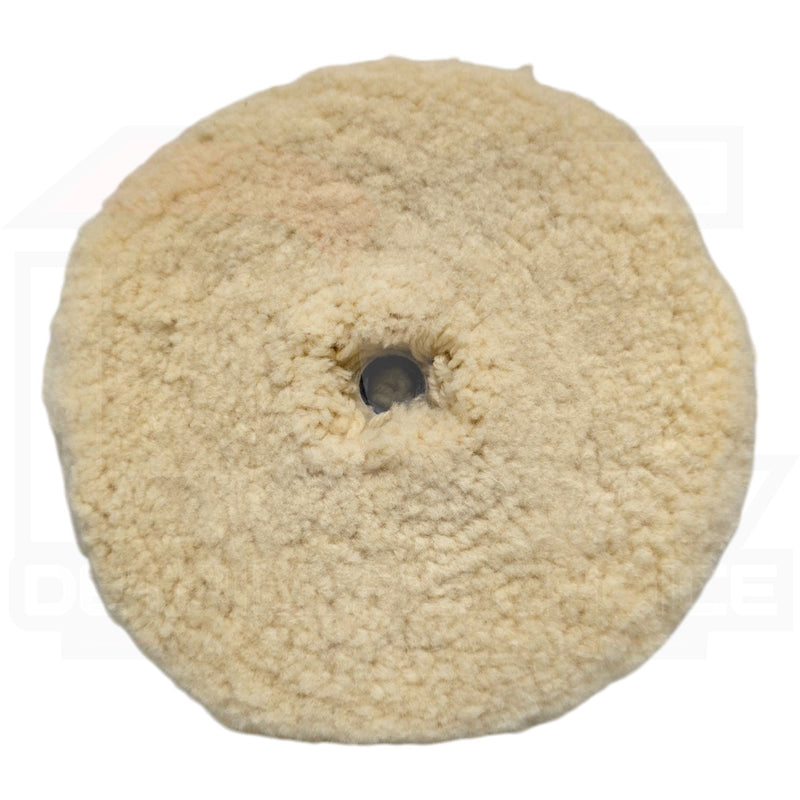 Buff and Shine® 8" - 802SP 100% Natural Wool 4 Ply Twist Double Sided Snap Pads Pads Buff & Shine Mfg., Inc. 