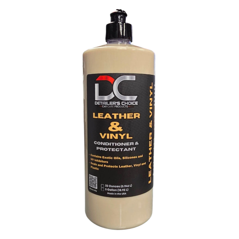 Detailer's Choice Leather & Vinyl Conditioner and Protectant Leather Conditioner Detailer's Choice, Inc. 32oz 