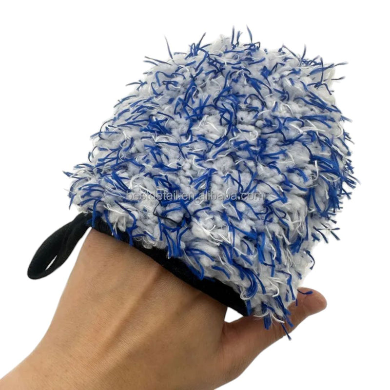 Detailer’s Choice Microfiber Finger Wheel Wash Mitt 2-PK Wash Sponge Detailer's Choice, Inc. 