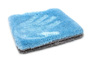 [Flat Out] Microfiber Wash Pad (9"x8") Blue/Gray - 4 pack Cleaning Sponge Autofiber® 