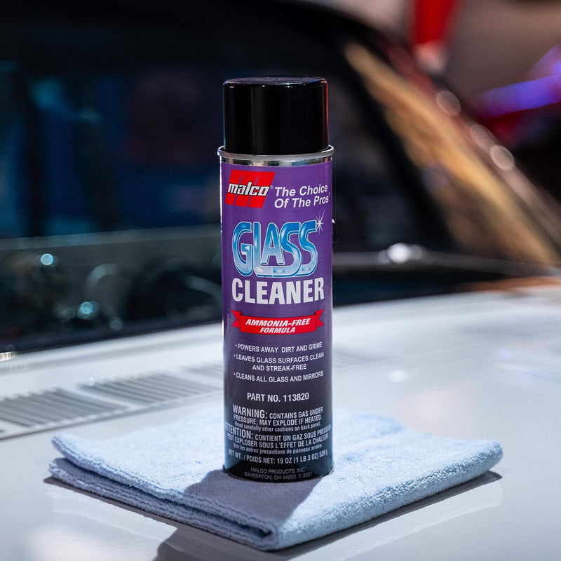MALCO AMMONIA FREE GLASS CLEANER AEROSOL Foaming Glass Cleaner Malco® Automotive 