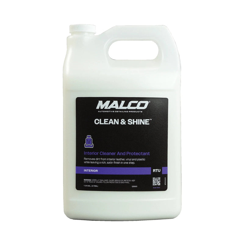 MALCO CLEAN & SHINE™ INTERIOR CLEANER AND PROTECTANT Interior Cleaner Malco® Automotive 128oz 