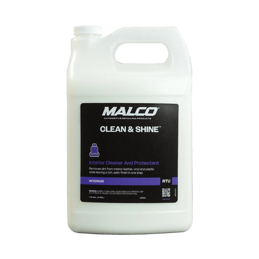 MALCO CLEAN & SHINE™ INTERIOR CLEANER AND PROTECTANT Interior Cleaner Malco® Automotive 128oz 
