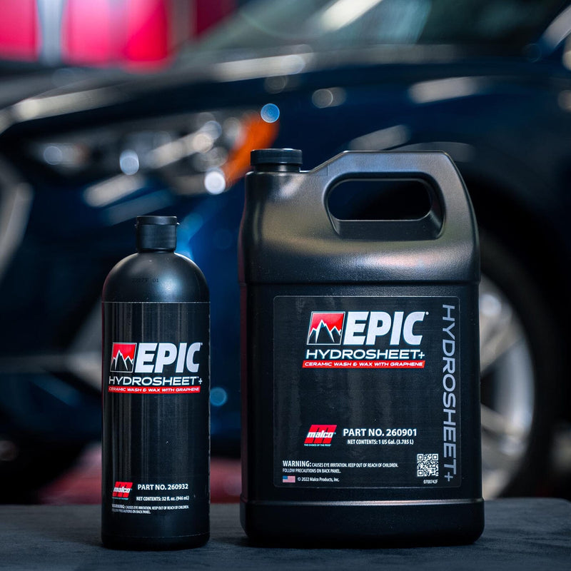 MALCO EPIC® HYDROSHEET GRAPHENE WASH AND WAX Wash & Wax Soap Malco® Automotive 