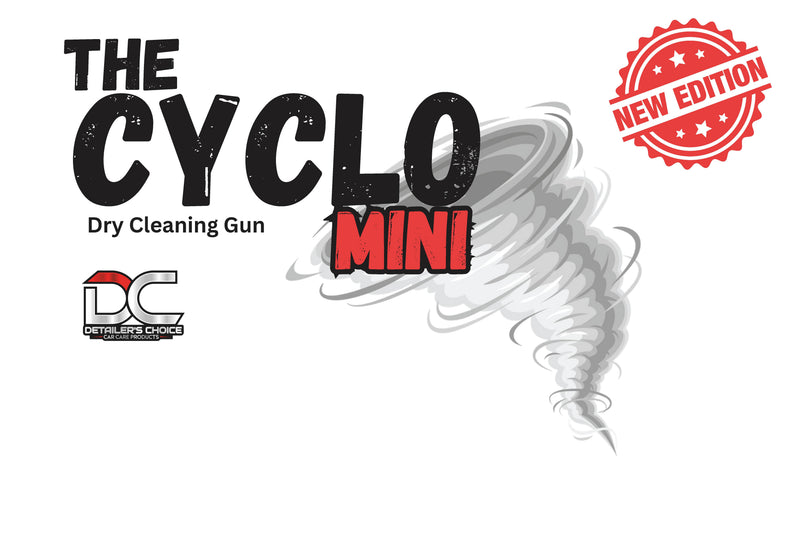 The Cyclo Mini- Air Blow Out Gun Vehicle Cleaning DETAILER'S CHOICE, INC. 