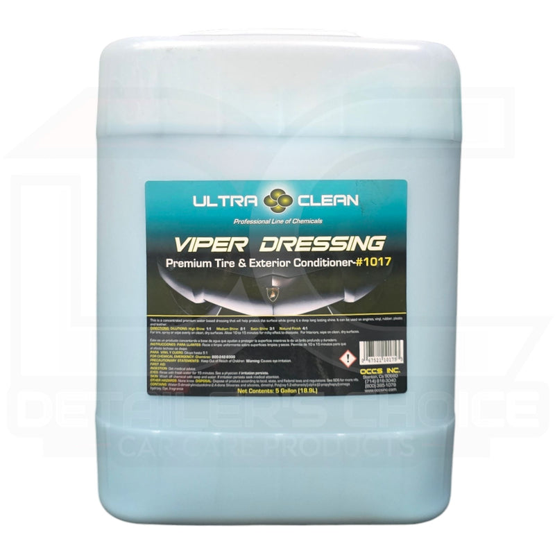 Ultra Clean® Viper Ultra Premium Dressing #1017 - 5 Gallon Tire Dressing Ultra Clean Car Care 