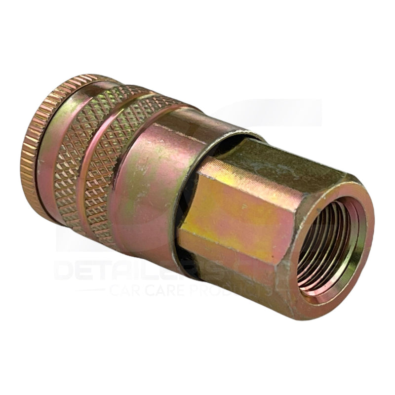 Interstate Pneumatics CH440 1/4 Inch Industrial Steel Coupler x 1/4 Inch Female NPT Car Wash Solutions Interstate Pneumatics 