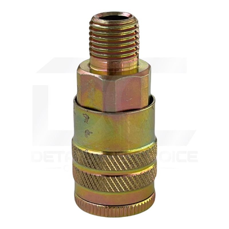 Interstate Pneumatics CH441 1/4 Inch Industrial Steel Coupler x 1/4 Inch Male NPT Car Wash Solutions Interstate Pneumatics 
