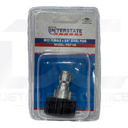 Interstate Pneumatics PW7156 3/8 Inch Steel Plug x M22 Female Threads Pressure Gun Parts Interstate Pneumatics 