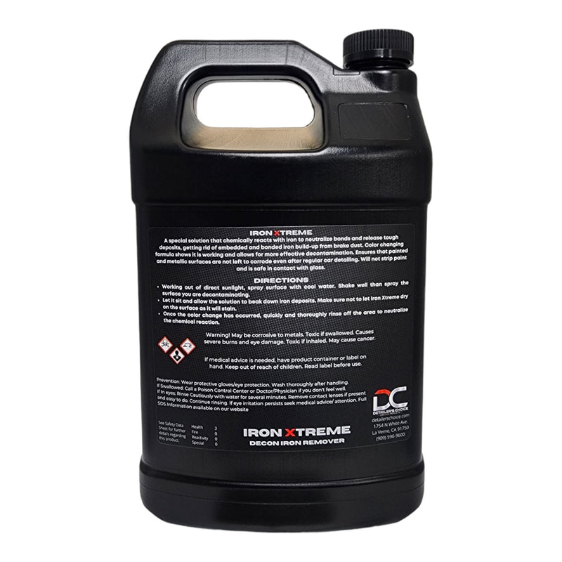 IronXtreme™ - Iron Contamination Remover Iron Remover DETAILER'S CHOICE, INC. 