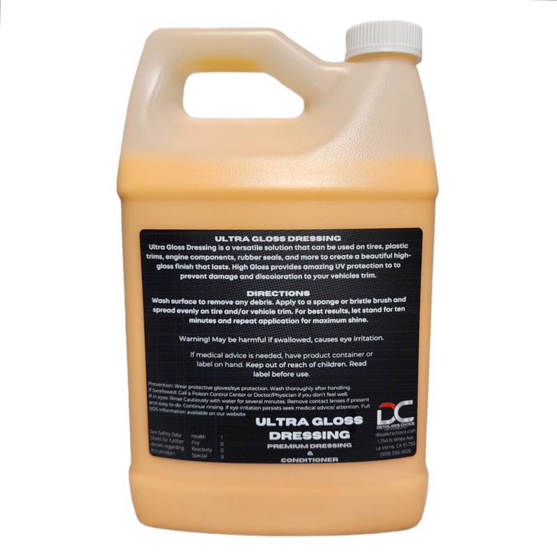 Ultra Gloss Dressing Rubber Dressing Detailer's Choice, Inc. 
